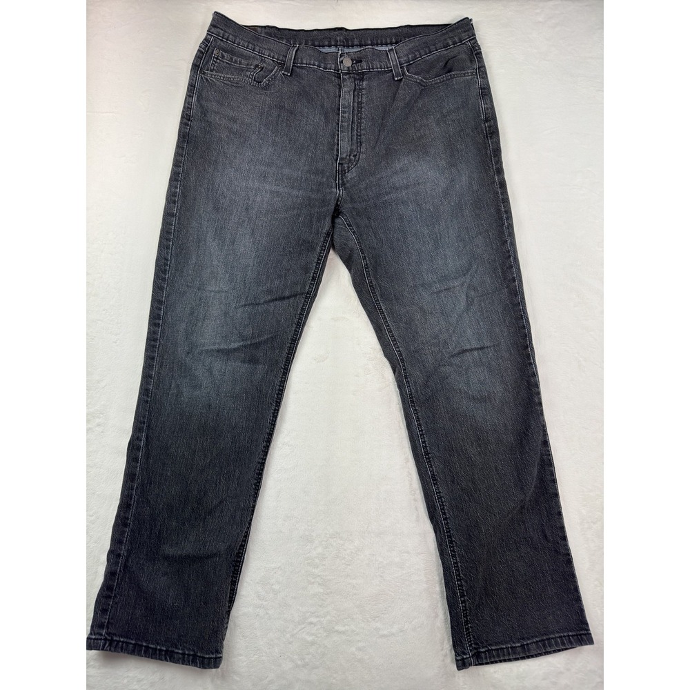 Levis 541 Jeans Mens 40x32 Gray Denim Athletic Tapered Fit Charcoal Wash